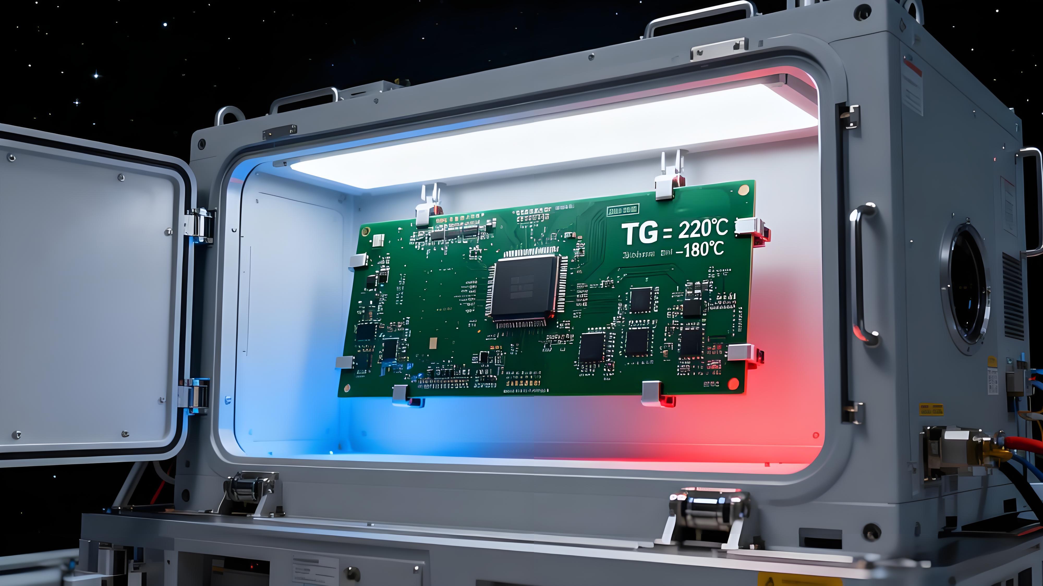 航天器導航系統高TG PCB封裝場景,TG220℃板材耐受-180℃至150℃溫度驟變.jpeg