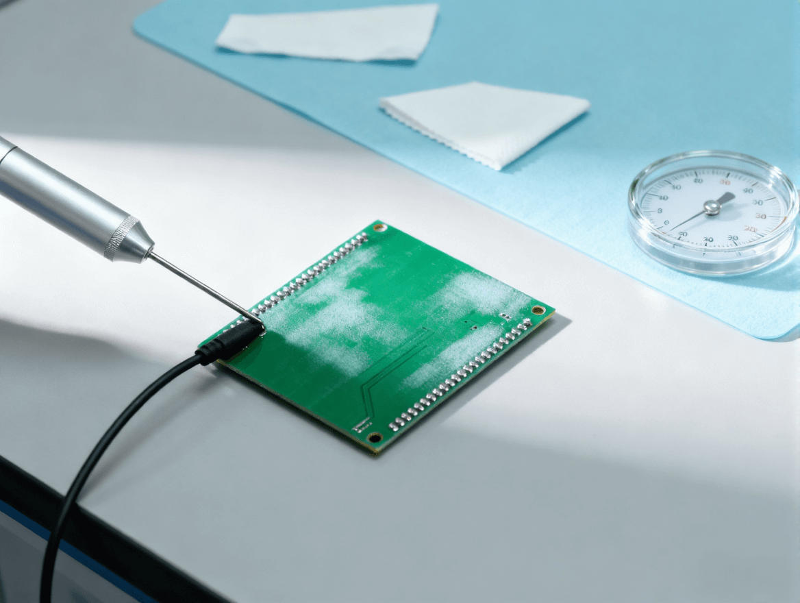 PCB濕熱老化測試 老化后PCB板檢測 金屬探針接觸測試點.png