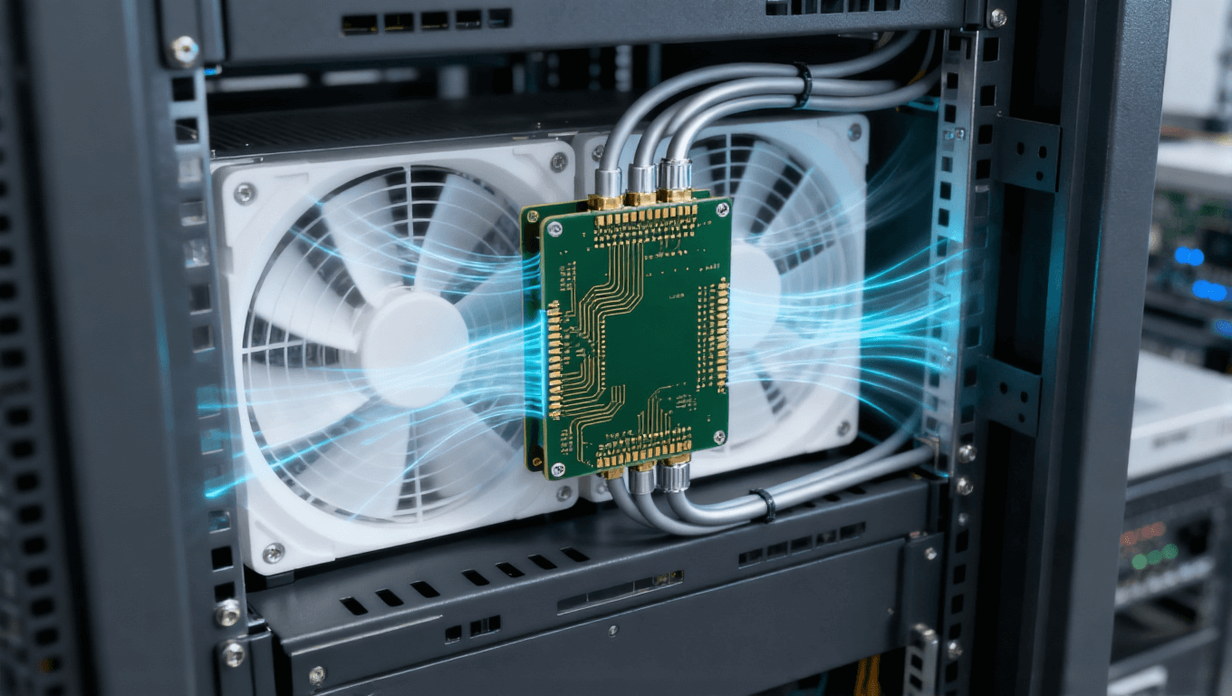 5G 基站 LTCC 射頻模塊應用場景,20 層基板實現毫米波信號低損耗傳輸.png